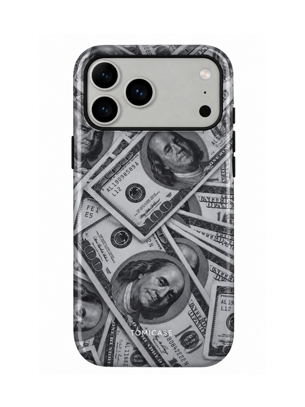 Protective Phone Case - Black & Gray Tomicase